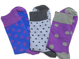 Big sized men's socks with dots