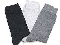 Grey men's socks in big sizes