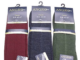 Woolen socks burgundy, jeans, and green